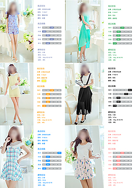 服裝產(chǎn)品信息圖片